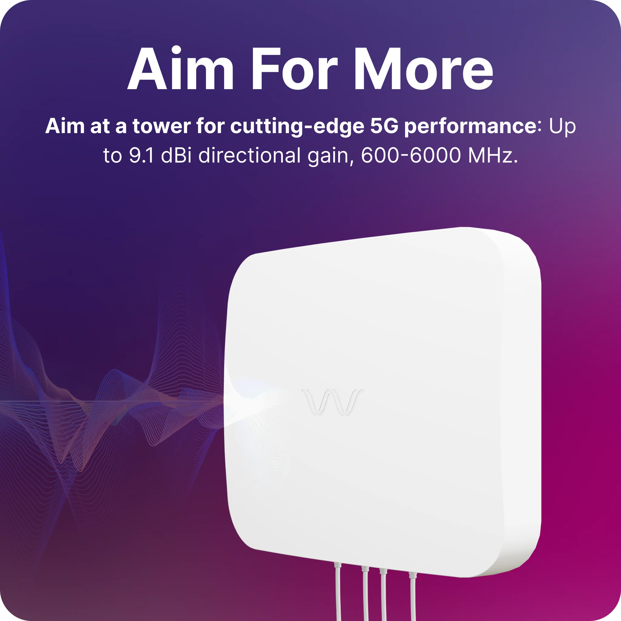 [Used - Scratch and Dent] Waveform QuadPro: High-Gain Directional 4x4 MIMO Panel Antenna - Image 6