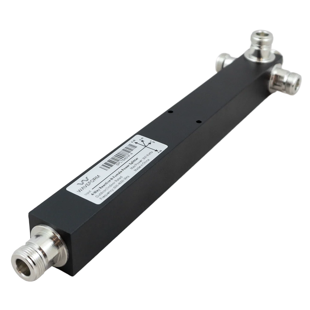 N-Female Reactive Cavity Signal Splitters (2, 3, or 4-Way), 600 - 4000 MHz - Image 3