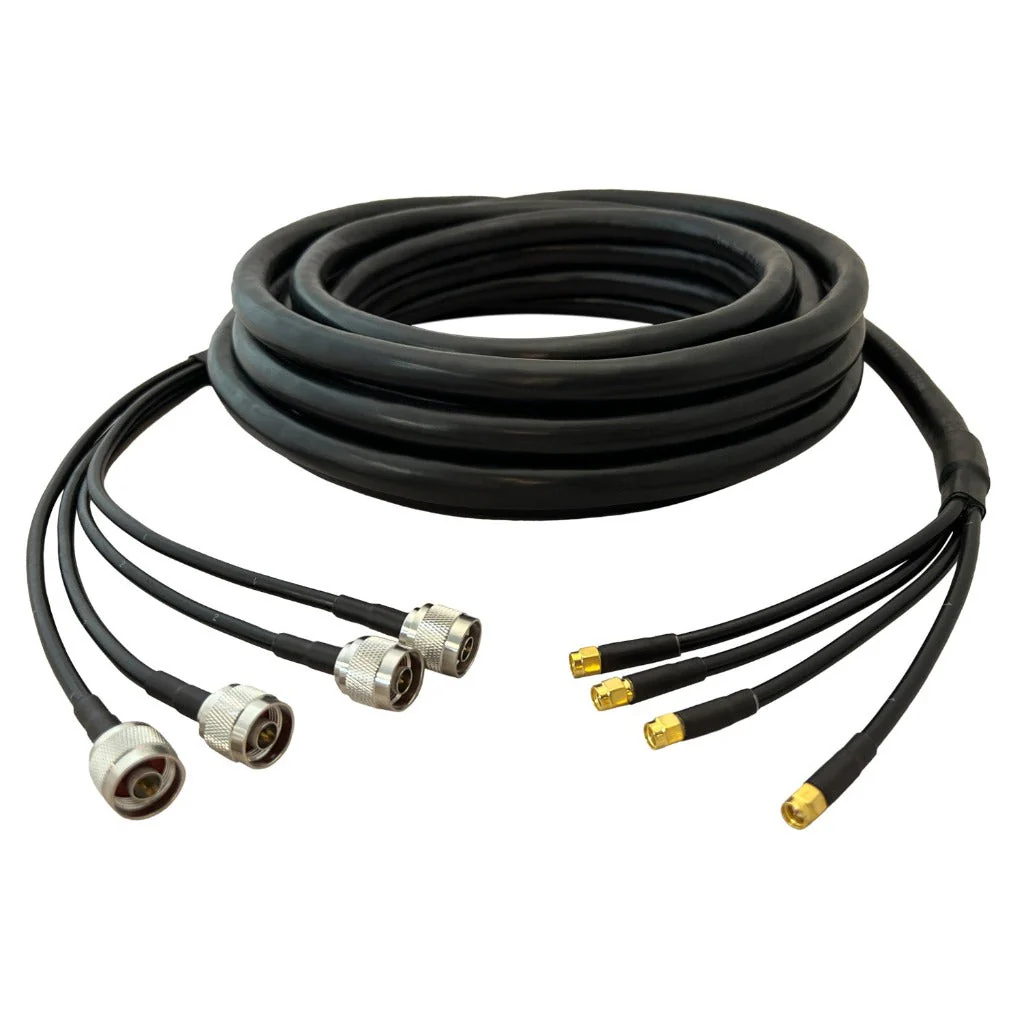 Open Box: Quad-RS240 Coaxial Cable (30ft) Bundle with SMA, TS9 and U.FL Connectors - Image 2