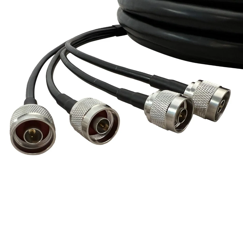 Open Box: Quad-RS240 Coaxial Cable (30ft) Bundle with SMA, TS9 and U.FL Connectors - Image 3