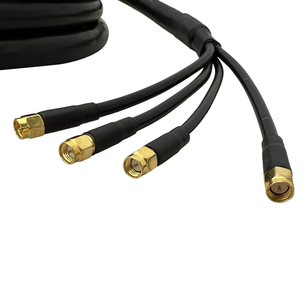 Open Box: Quad-RS240 Coaxial Cable (30ft) Bundle with SMA, TS9 and U.FL Connectors - Image 4
