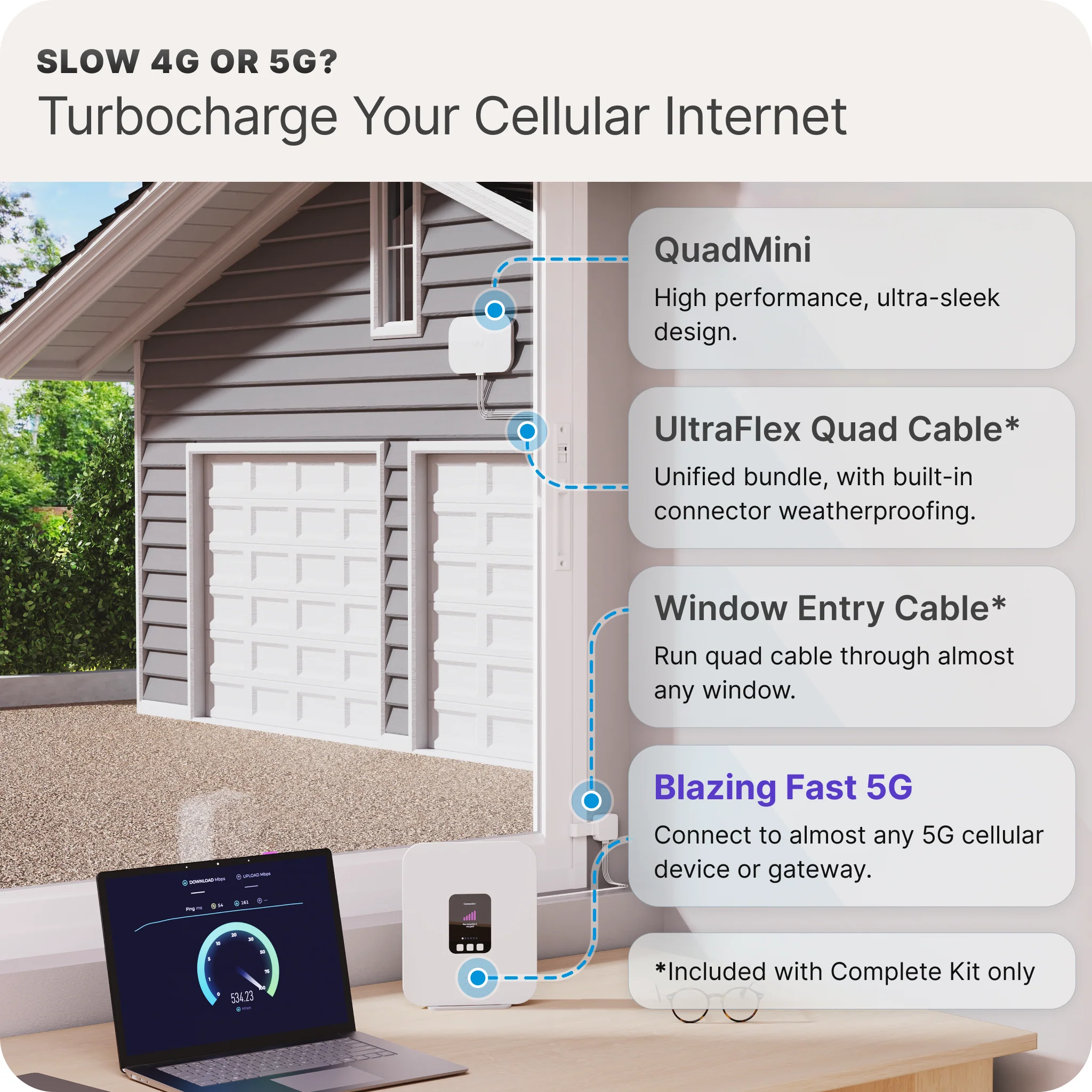 [Used - Excellent] Waveform QuadMini: Low-Profile Omni 4x4 MIMO Antenna - Image 4