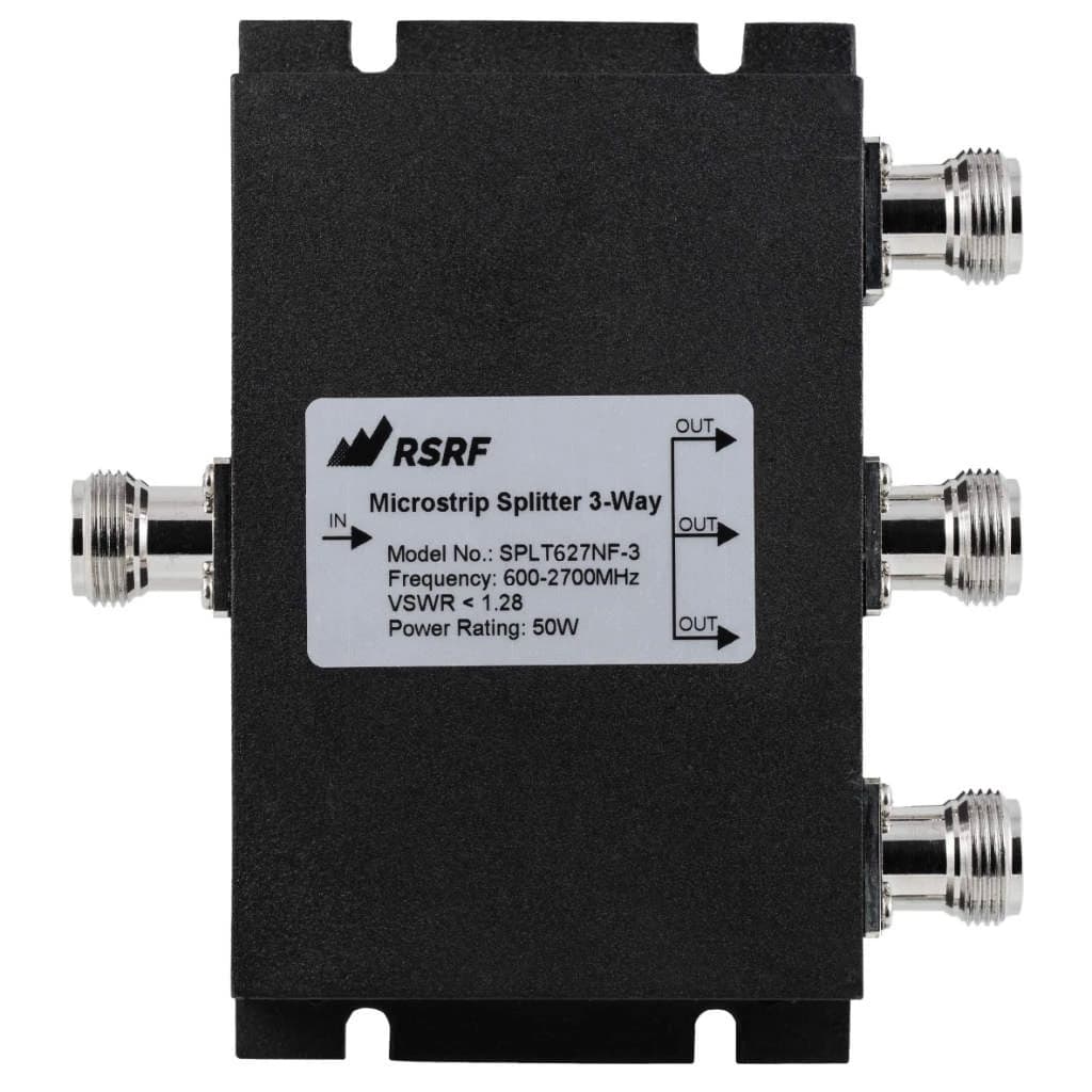 N-Female Wilkinson Microstrip Signal Splitters (2, 3, or 4-Way), 600 - 2700 MHz - Image 5