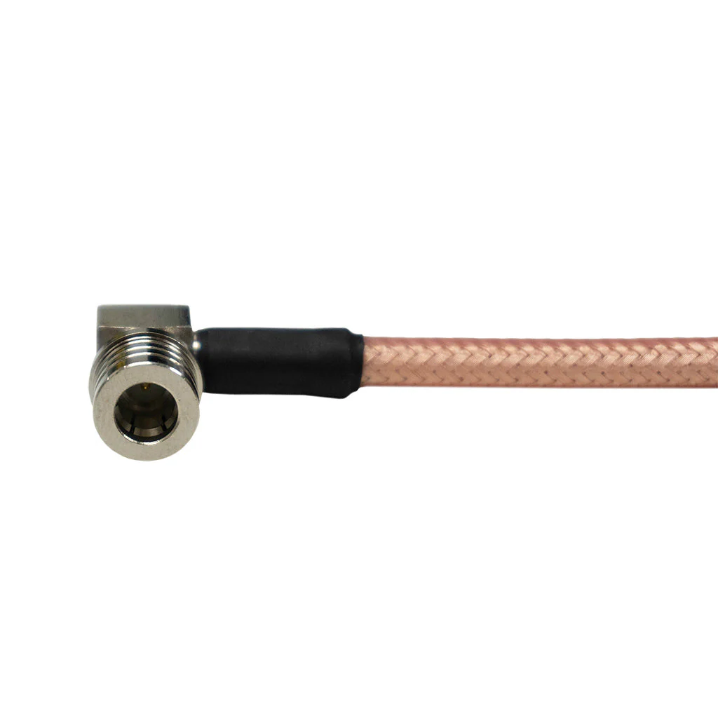 Right Angle QMA-Male to N-Female Pigtail Adapter - Image 3