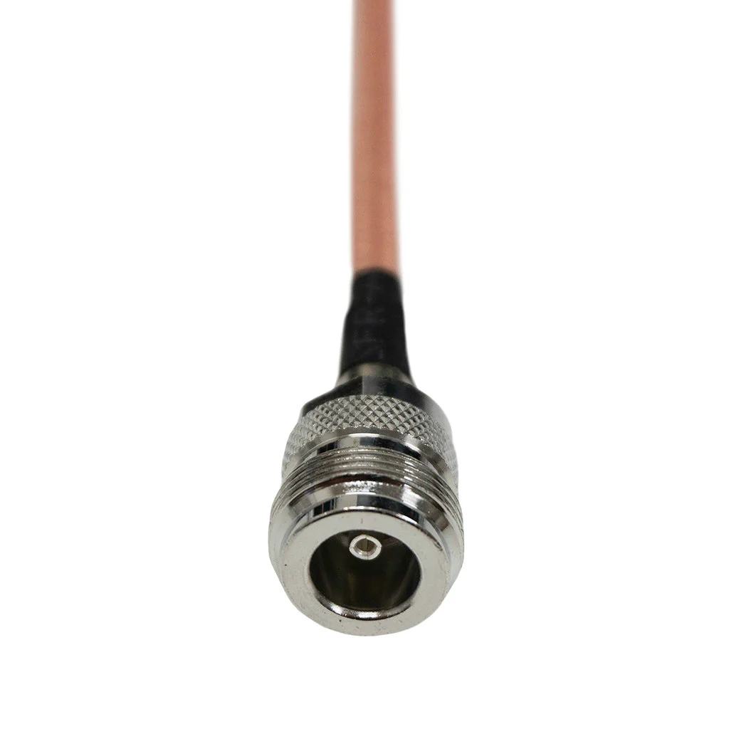 Right Angle QMA-Male to N-Female Pigtail Adapter - Image 4