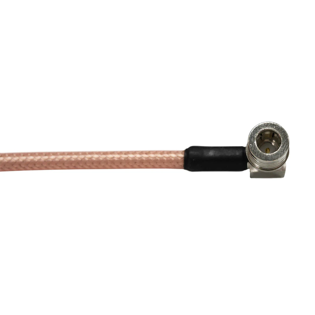Right Angle QMA-Male to N-Female Pigtail Adapter - Image 5