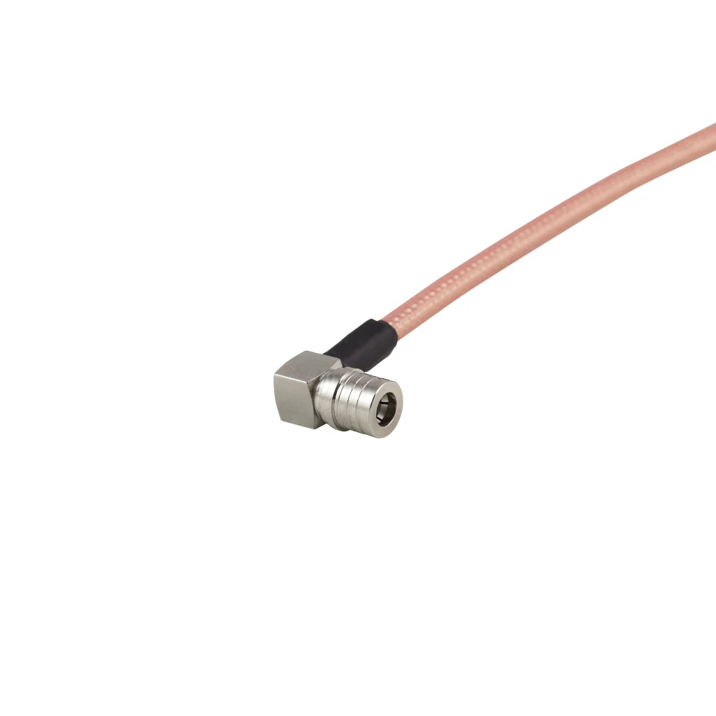 Right Angle QMA-Male to N-Female Pigtail Adapter - Image 7