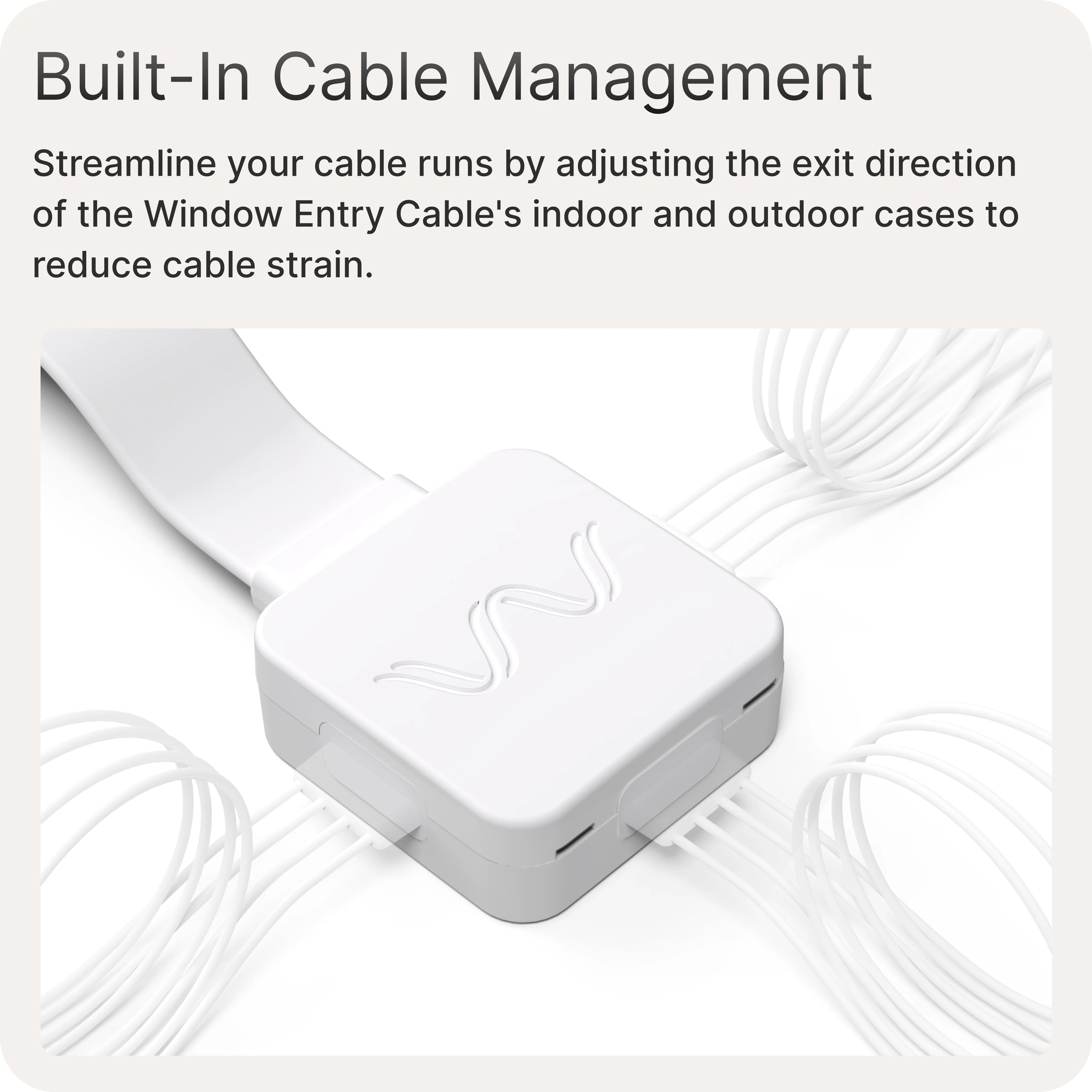 Waveform Coax Twin Window Entry Cable: Low-Loss, Ultra-Flat Passthrough Cable - Image 3