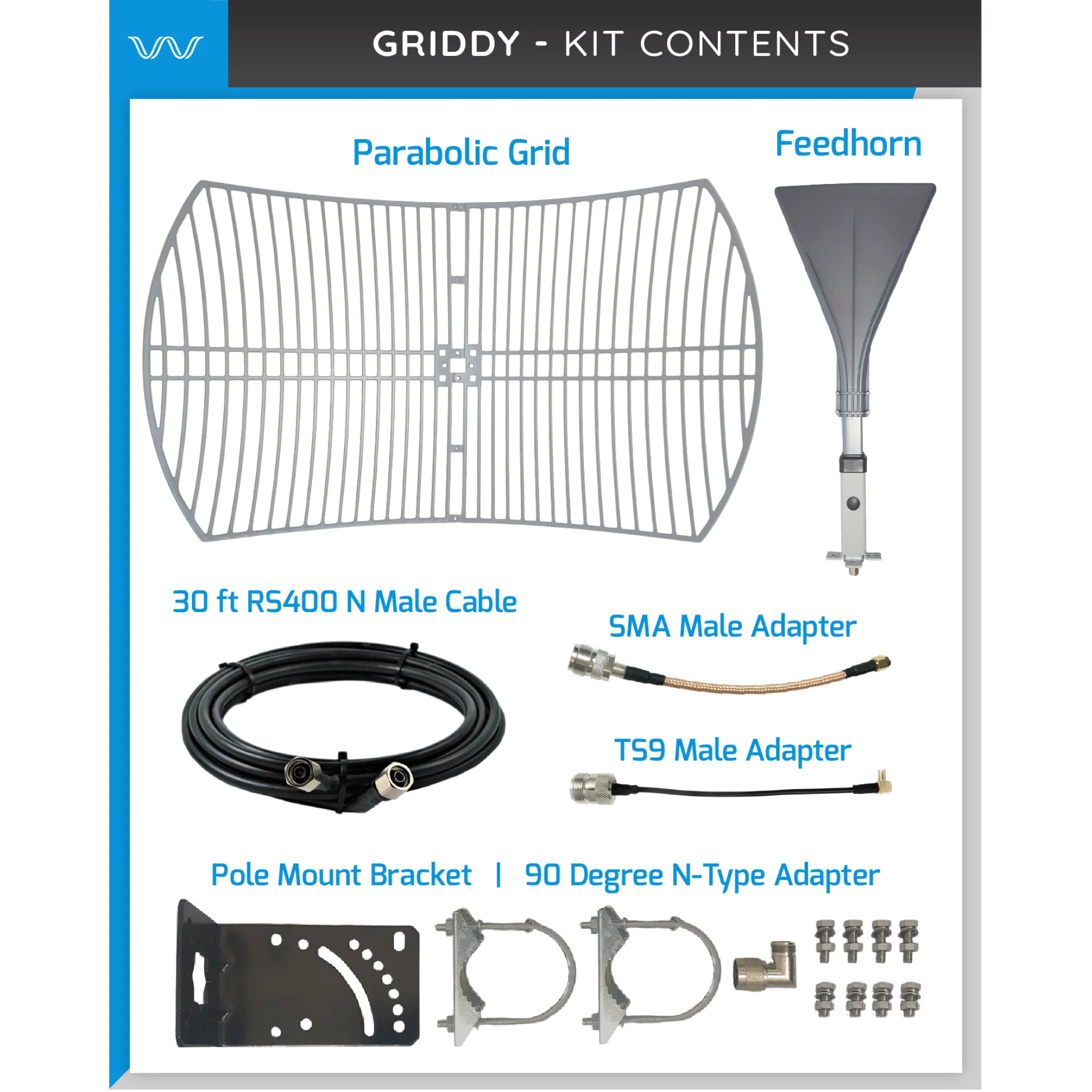Griddy: The Grid Parabolic Antenna, 600 - 6500 MHz - Image 6