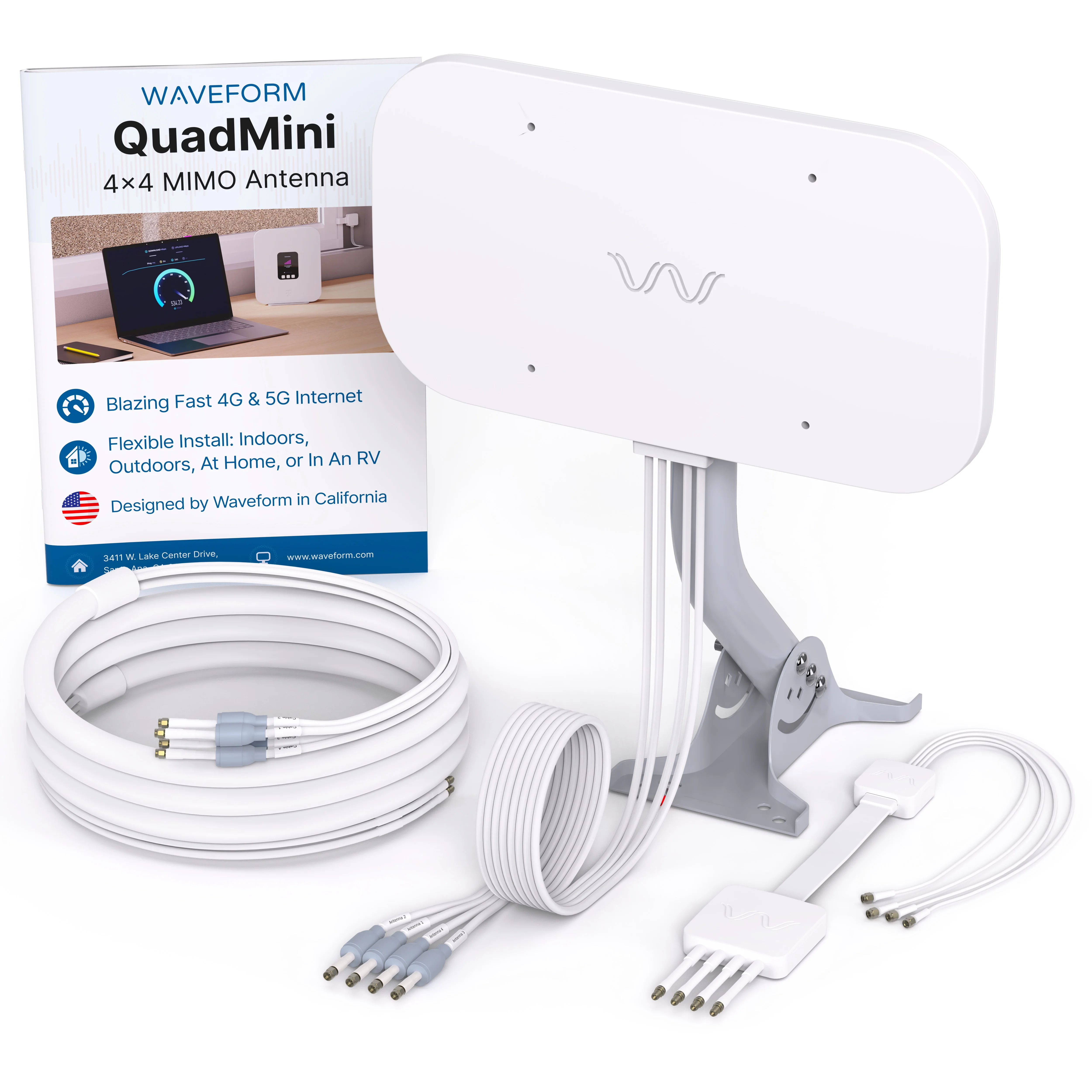 [Used - Scratch and Dent] Waveform QuadMini: Low-Profile Omni 4x4 MIMO Antenna - Image 3